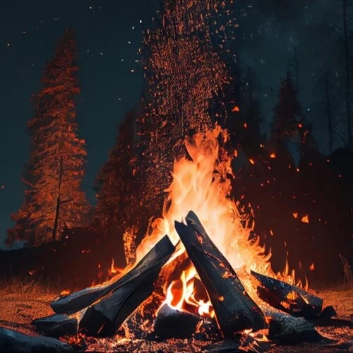 Shiya Camping Bonfire